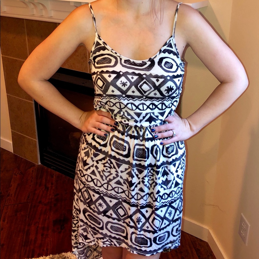 Tribal high low dress